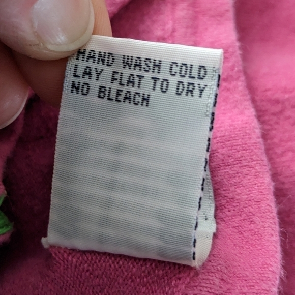 Hartstrings Pink Whale Sweater Cardigan 6x - Picture 7 of 7